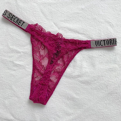 Sexy Pink Tencel Lingerie Bra and Brief Set