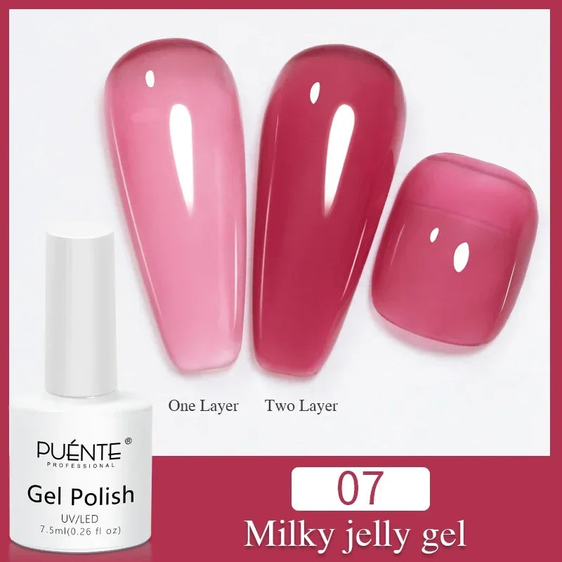 Clear 3D No Wipe Sculpture Gel Nail Polish 15ML