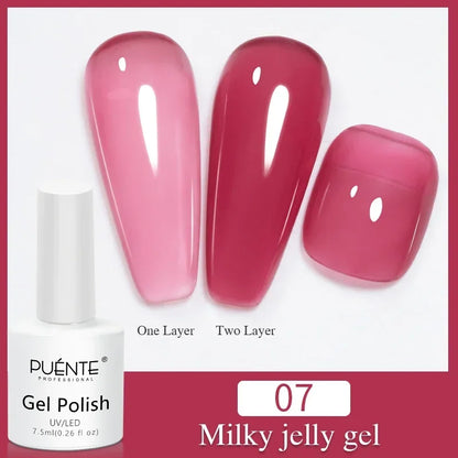 Clear 3D No Wipe Sculpture Gel Nail Polish 15ML