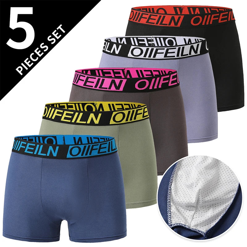 Men's Printed Fashion Boyshorts Plus Size Swim Trunks