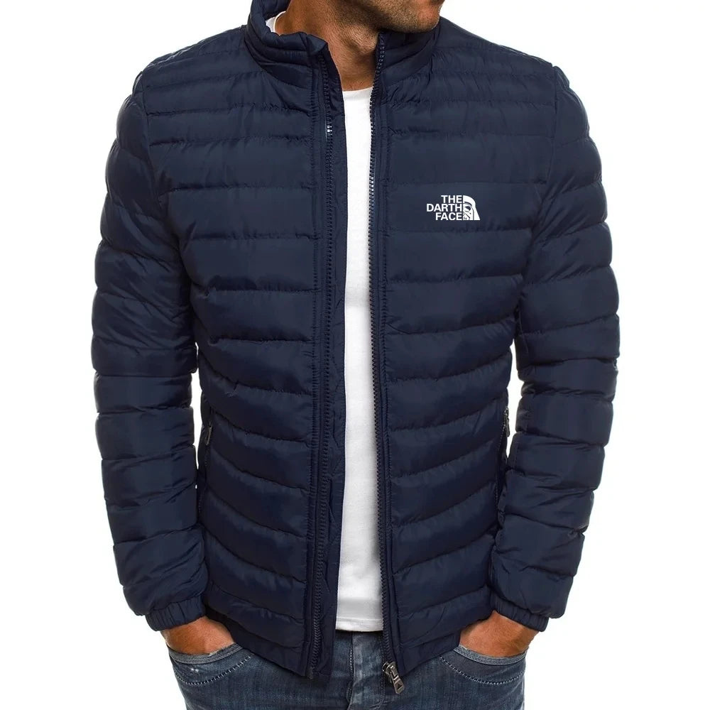 Men's Zipper Coat Slimming Warm Fashion Jacket