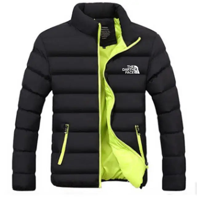 Men's Casual Printed Cotton Parka Jacket