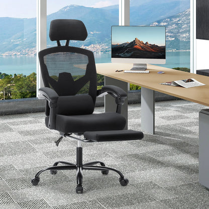 MCQ High Back Ergonomic Gaming Office Chair with Lumbar Support