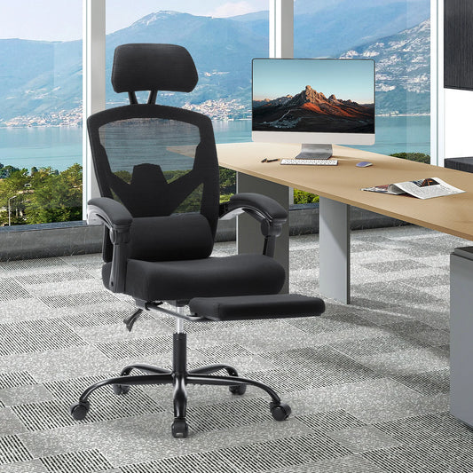 MCQ High Back Ergonomic Gaming Office Chair with Lumbar Support