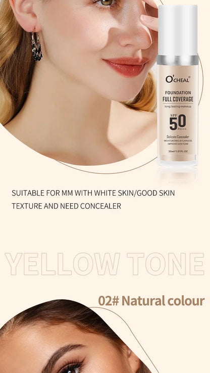 Color Changing Foundation Concealer Long Lasting Moisturizing
