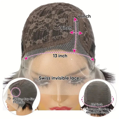 Short Pixie Cut Lace Front Wig for Black Women