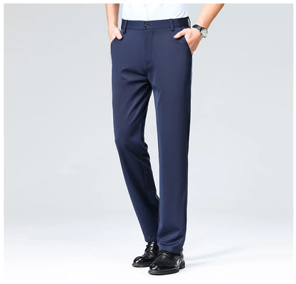 Men's Summer Casual Suit Pants Plus Size 28-42