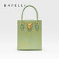 BAFELLI Women's Genuine Leather Mini Tote Crossbody Bag