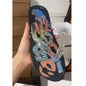 Men's Red Sole Leather Flip Flops Casual Sandals