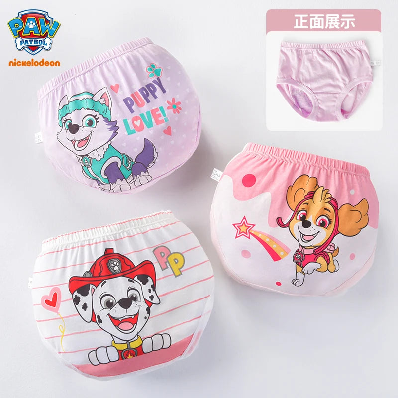 3PCS Cotton Paw Patrol Boys Underpants Set