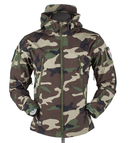 Men's Tactical Windproof Waterproof Soft Shell Jacket