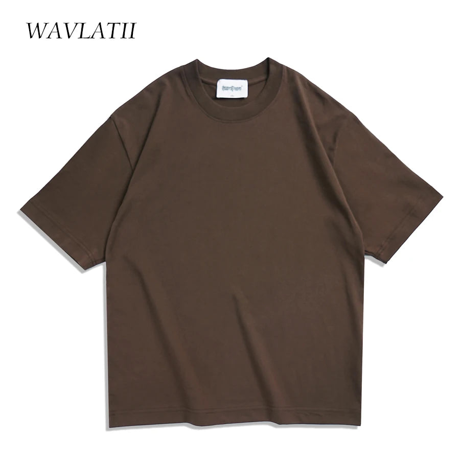 Brown Oversized Summer T-Shirt for Women and Men
