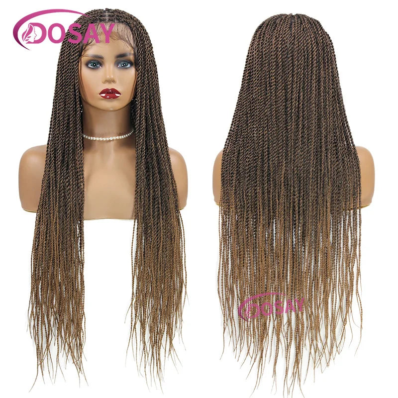 Twist Braided Lace Front Wig Synthetic Full Lace Wig