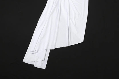 Sexy Halter Dress Women Backless Ankle-Length Polyester