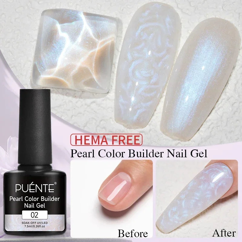 Clear 3D No Wipe Sculpture Gel Nail Polish 15ML
