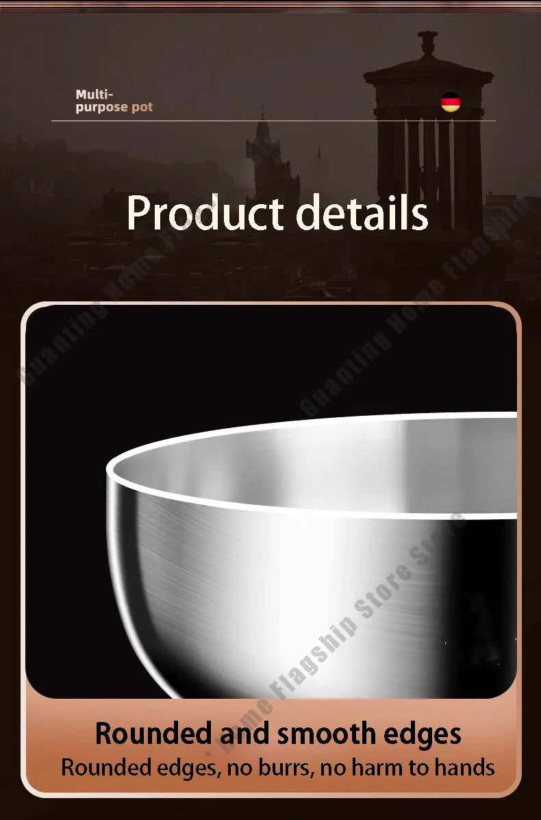 28cm Stainless Steel Non-Stick Frying Pan