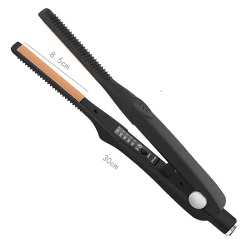 Mini Teddy Wave Titanium Hair Straightener for Short Hair
