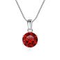 Moissanite Pendant Necklace 925 Sterling Silver Women