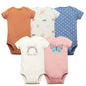 Cotton Summer Girls Bodysuit Set for Newborns