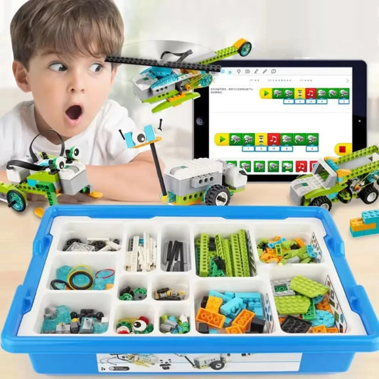 STEM Building Blocks Kit 280pcs with Electronic Sensors