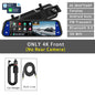 10 Inch 4K Dash Cam Rearview Mirror with GPS and WiFi
