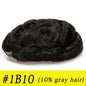 Thin Skin 0.03mm Natural Hair Toupee for Men