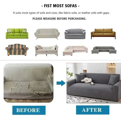 Thick Soft Corduroy Non-Slip Sofa Cover Universal Fit