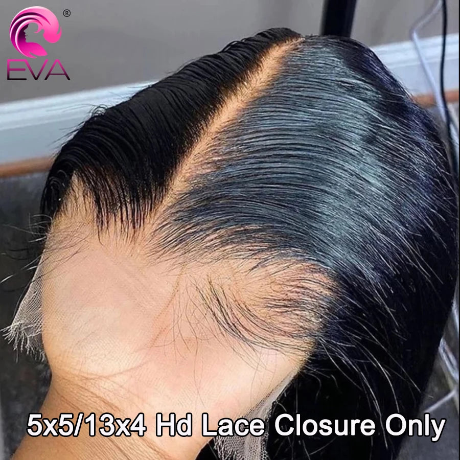 Eva 5x5 HD Lace Closure Straight Human Hair Closure