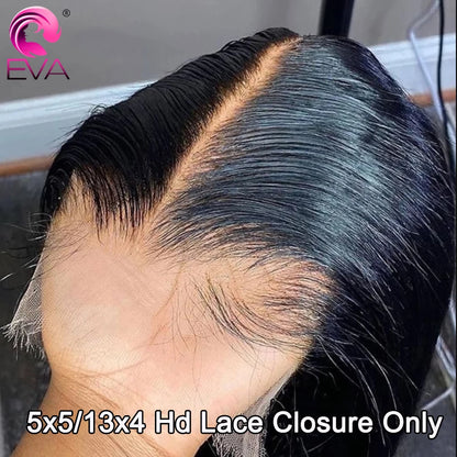 Eva 5x5 HD Lace Closure Straight Human Hair Closure