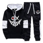 Mens Printed Tracksuit Casual Hoodie and Sweatpants