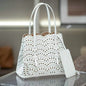 Mini Cowhide Shoulder Handbag Genuine Leather Bucket Bag