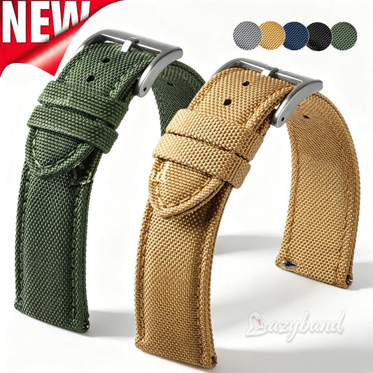 Waterproof Nylon Watch Strap 20mm 22mm Quick Release
