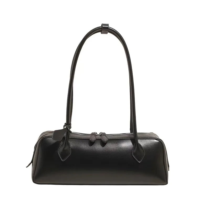 Vintage Cowhide Shoulder Bag for Women