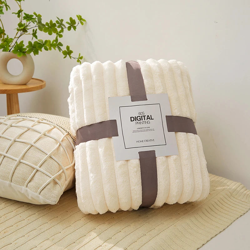 Coral Velvet Blanket Plush Soft Warm Throw