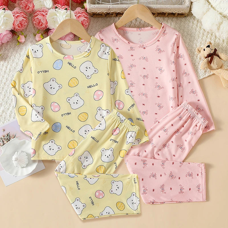 Children's Summer Short Sleeve Shorts Set