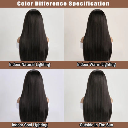 26 Inch Long Straight Synthetic Wig for Women