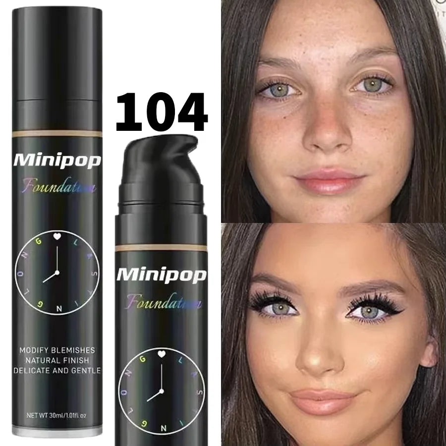 8 Color Liquid Foundation Makeup Set Waterproof Concealer