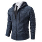 Men's Fleece Zipper Cardigan Casual Sports Coat