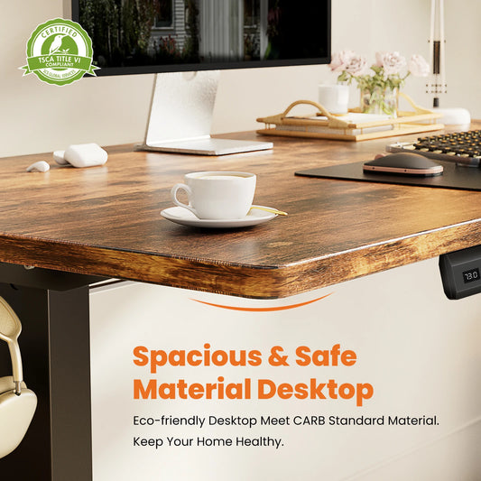 JHK Electric Adjustable Height Standing Desk for Office