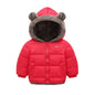 Thick Winter Jacket for Kids Hooded Cotton Outerwear
