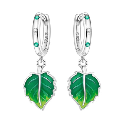 S925 Sterling Silver Iris Flower Hoop Earrings for Women