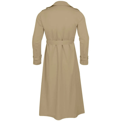 Men's Long Sleeve Extra Long Trench Coat