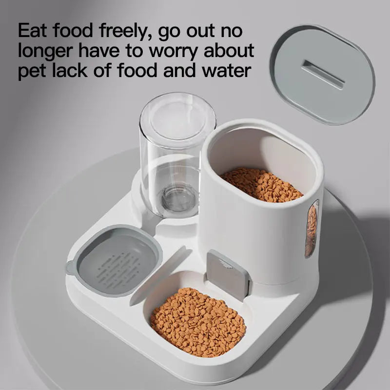 Automatic Cat Water Dispenser & Feeder