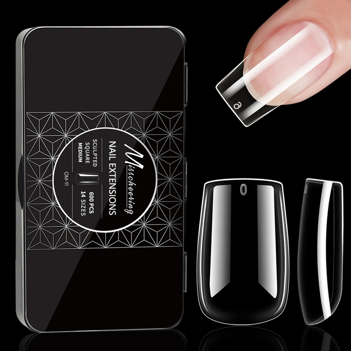 Soft Gel Full Cover Almond Fake Nails Box