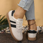 Women Lace-Up Casual Sneakers Breathable Tennis Shoes