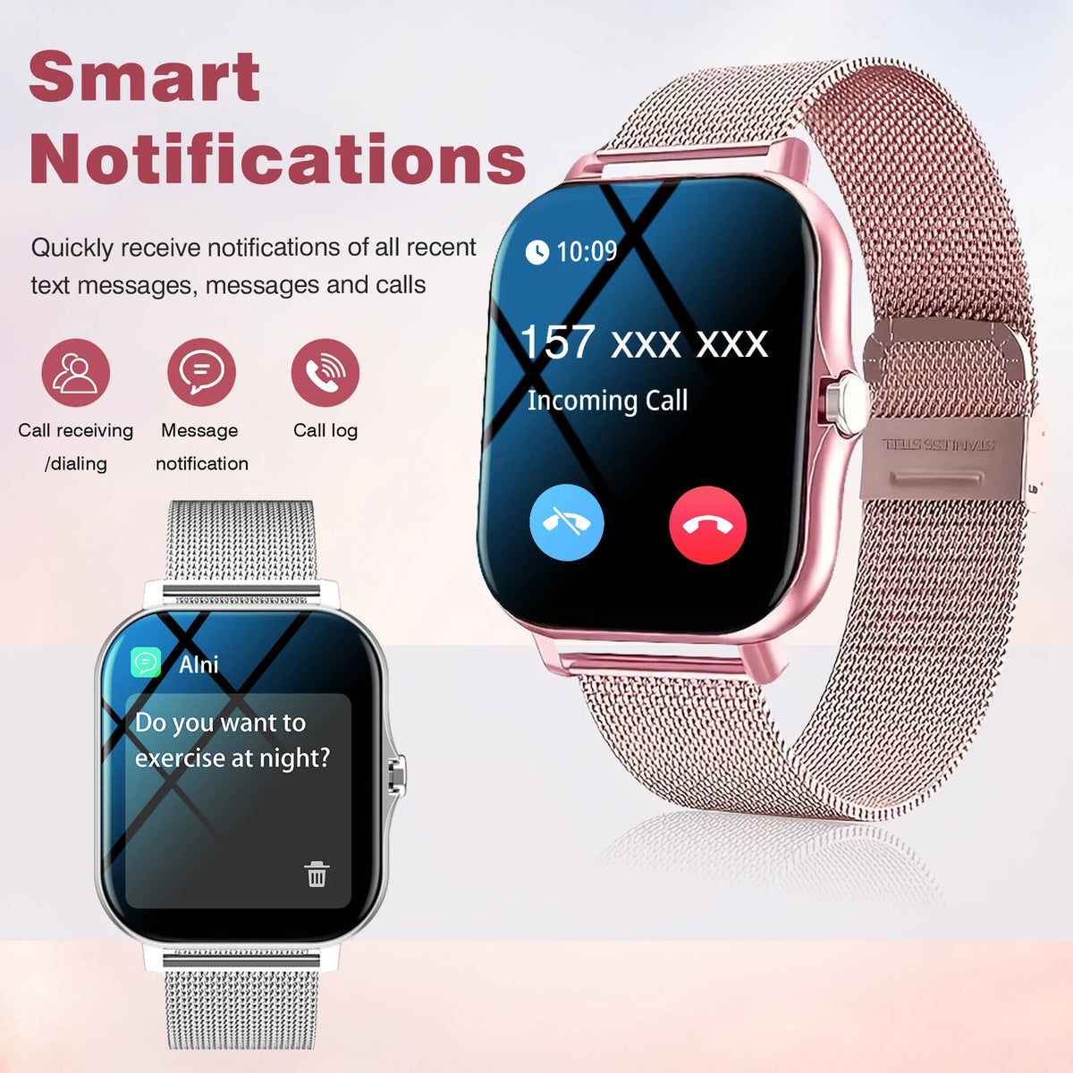 Smartwatch with Phone Calling and Multi-Sport Mode