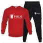 Men's Round-Neck Sweatshirt and Jogging Pants Set