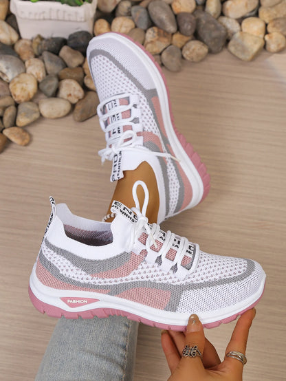 Women's Double-Color Canvas Work Sneakers