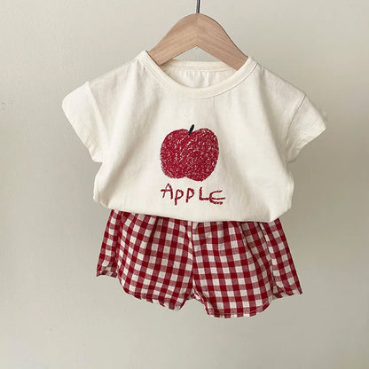 Cotton Toddler Summer Pajamas Set for Kids