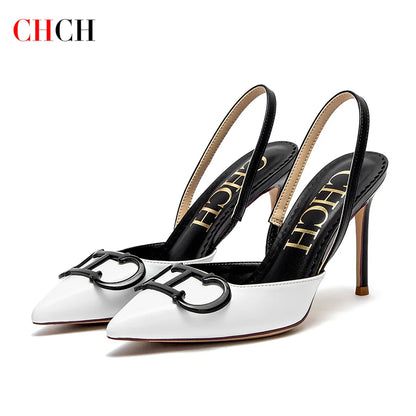 CHCH Women's Closed Toe Strappy Heels for Weddings